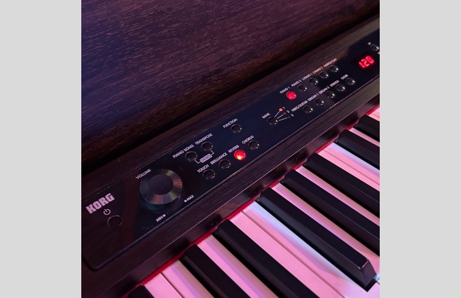 Korg LP380 Satin Rosewood Digital Piano, Used - Complete Package (SN:095728) - Image 7